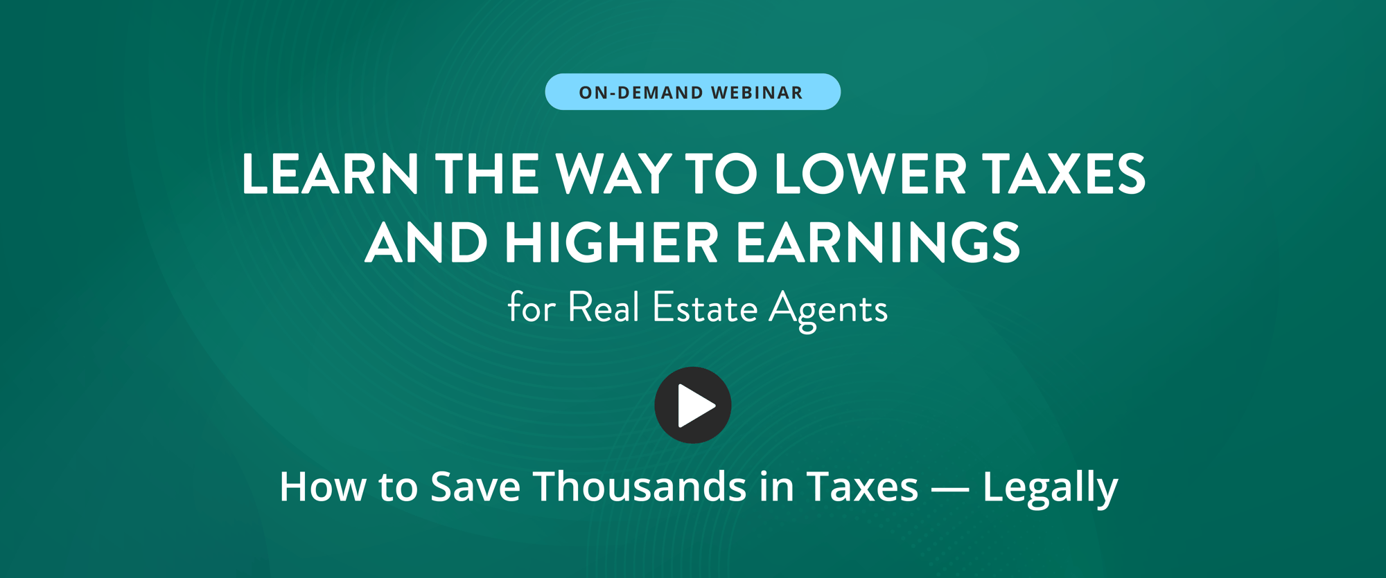 Learn the way to lower taxes and higher earnings for real estate agents. Learn the way to lower taxes and higher earnings for real estate agents.