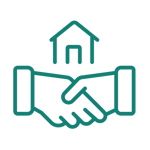 Hands & house