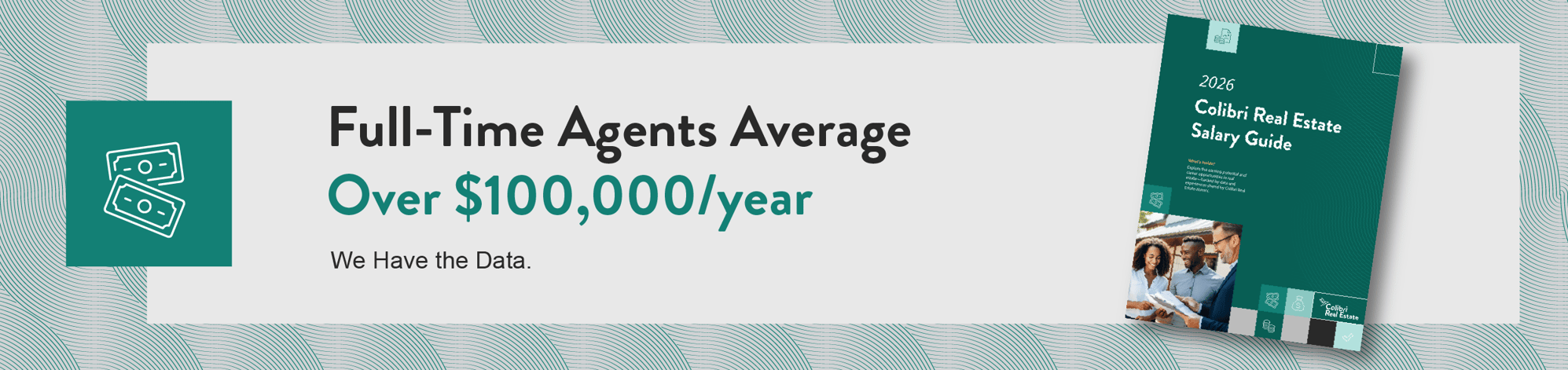 Full-time agents average over $100,000/year. We have the data. Full-time agents average over $100,000/year. We have the data.